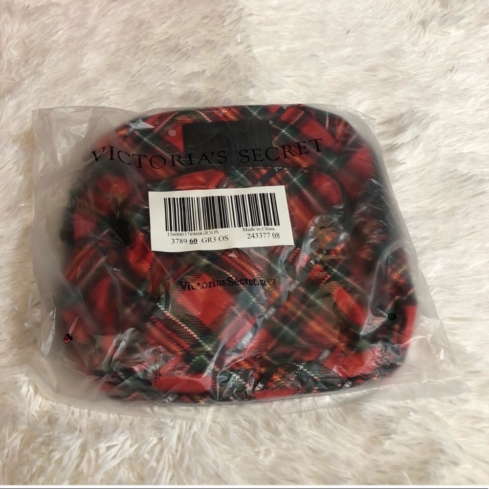 LAST ONE! New VS pink plaid mini backpack - Picture 3 of 3